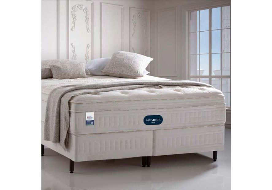 Colchão Simmons Studio Prime 1 Colchão Simmons Studio Prime em quarto elegante